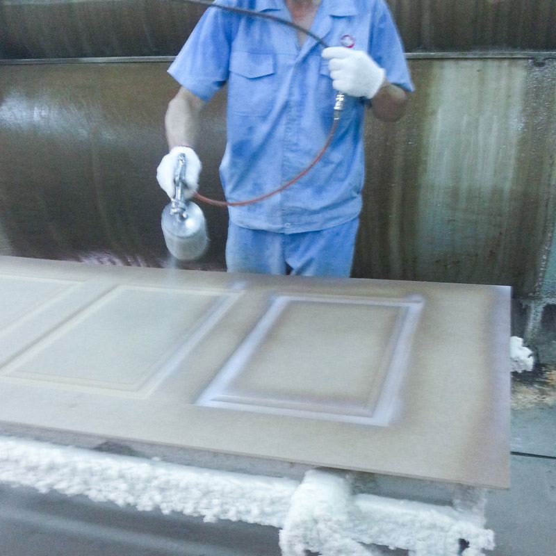 LM505A PVC vákuumprés -ragasztó a faajtókhoz